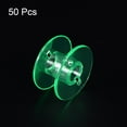 thumbnail image 3 of 50uds Plástico Bobinas Estándar Tamaños para Multifunción Coser Máquina, Verde, 3 of 5