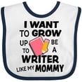 thumbnail image 3 of Inktastic I Want to Grow Up to Be a Writer Like My Mommy Boys or Girls Baby Bib, 3 of 4