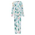 thumbnail image 6 of 2PCS Funny Family Christmas Pajamas Matching Sets – White Long Sleeve Top & Pants with Christmas Tree and Pine Print, Holiday Loungewear Sleepwear Outfit, Xmas PJs for Family & Adults, 6 of 6