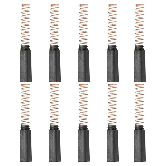Uxcell 20 Pcs Carbon Brushes, 4x4x14 mm Electric Motor Carbon Brush for Electric Motors, Power Tool, Angle Grinder, Carbon Brush Replacement