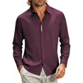 thumbnail image 2 of Men's Dress Shirts Long Sleeve Business Casual Button Down Shirts Regular Fit Formal Shirts, 2 of 5