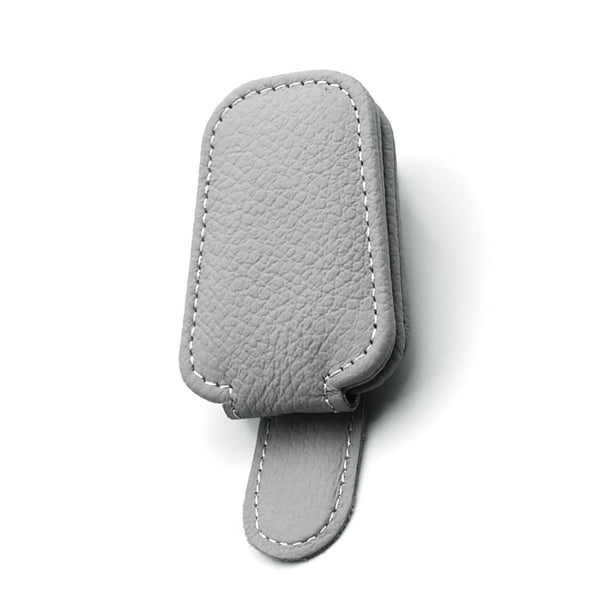Sidaley Soporte para gafas de sol, soporte para gafas, suministros para coche, ahorro de espacio, colgador práctico para gafas, mano de obra Automoción decorativa y accesorios Gris