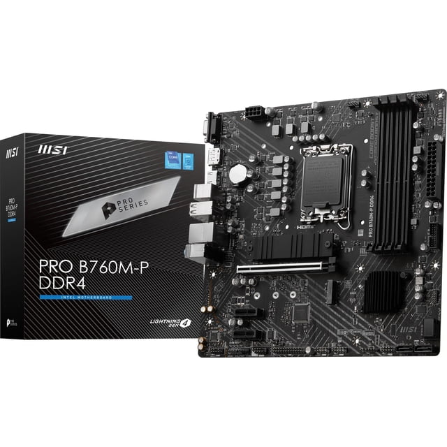 Placa madre MSI PRO B760M-P DDR4 ProSeries LGA 1700 mATX MSI