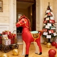 thumbnail image 6 of karymi Large Inflatable Horse Balloon Decor 53.5x40.1in Beige Brown Gold Red for Birthday Party Festive Event Backdrop Photo Prop Outdoor Decor Bedroom Decor up to 60% off, 6 of 7