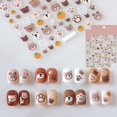thumbnail image 1 of Pegatinas para decoración de uñas con diseño de oso de color café, diseño de oso pequeño y animal, 3D, autoadhesivas, diseño de bricolaje, tendencia de moda, glamour, accesorios de decoración para dam, 1 of 4