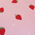 thumbnail image 4 of Taies d'Oreiller Mignonnes, Literie pour Enfants Filles avec Housse de Couette en Microfibre Ultra Douce à Imprimé Fraises Rouges et Roses, Idéale pour une Chambre Douillette (Fermeture Éclair Cachée), 4 of 6