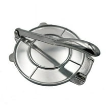 Heavy Duty Aluminum Tortilla Press & Pizza Dough Maker - 8Inch Natural Color for Homemade Tortillas,Pizzas,Flatbreads