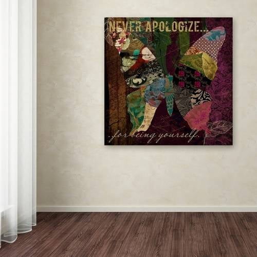 Trademark Fine Art "Winging It IV" Canvas Art by Color Bakery