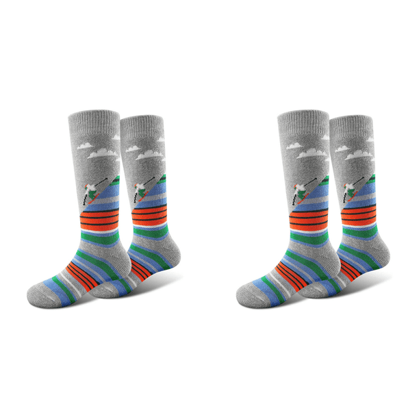 Calcetines Esquí para Clima Medias Cómodas Senderismo (gris)