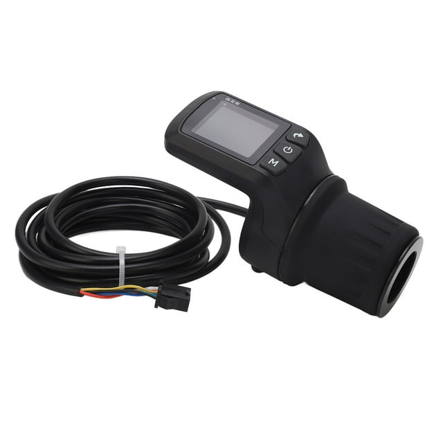 Pantalla LCD Para Bicicleta, 24 V, 36 V, 48 V, 60 V, Carcasa De Plástico ABS, Fácil Instalación, Bicicleta Eléctrica, Medio , Resistente Al Agua Para Manillar De 22,2 Mm