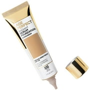LOreal Paris Age Perfect Radiant Serum Foundation Makeup, 35 Nude Beige, 1 fl oz