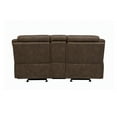thumbnail image 3 of Coaster Sawyer Glider Loveseat with Console in Macchiato, 3 of 3