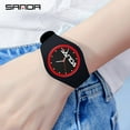 thumbnail image 5 of SANDA 2022 New Fashion Sports Women's Watches Waterproof Casual Quartz Watch For Woman Wristwatches Clock Relogio Feminino 6076, 5 of 6