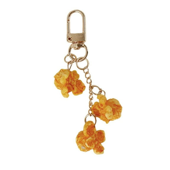 AOOOWER Unique Popcorn Designs Keychain Lightweight and Colorful Key Pendant Adornment