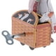 thumbnail image 3 of Juguete de Estaño de Relojería Campesina Mujer con Modelo de Cesta Sunnimix Juguete de hojalata de cuerda, 3 of 8