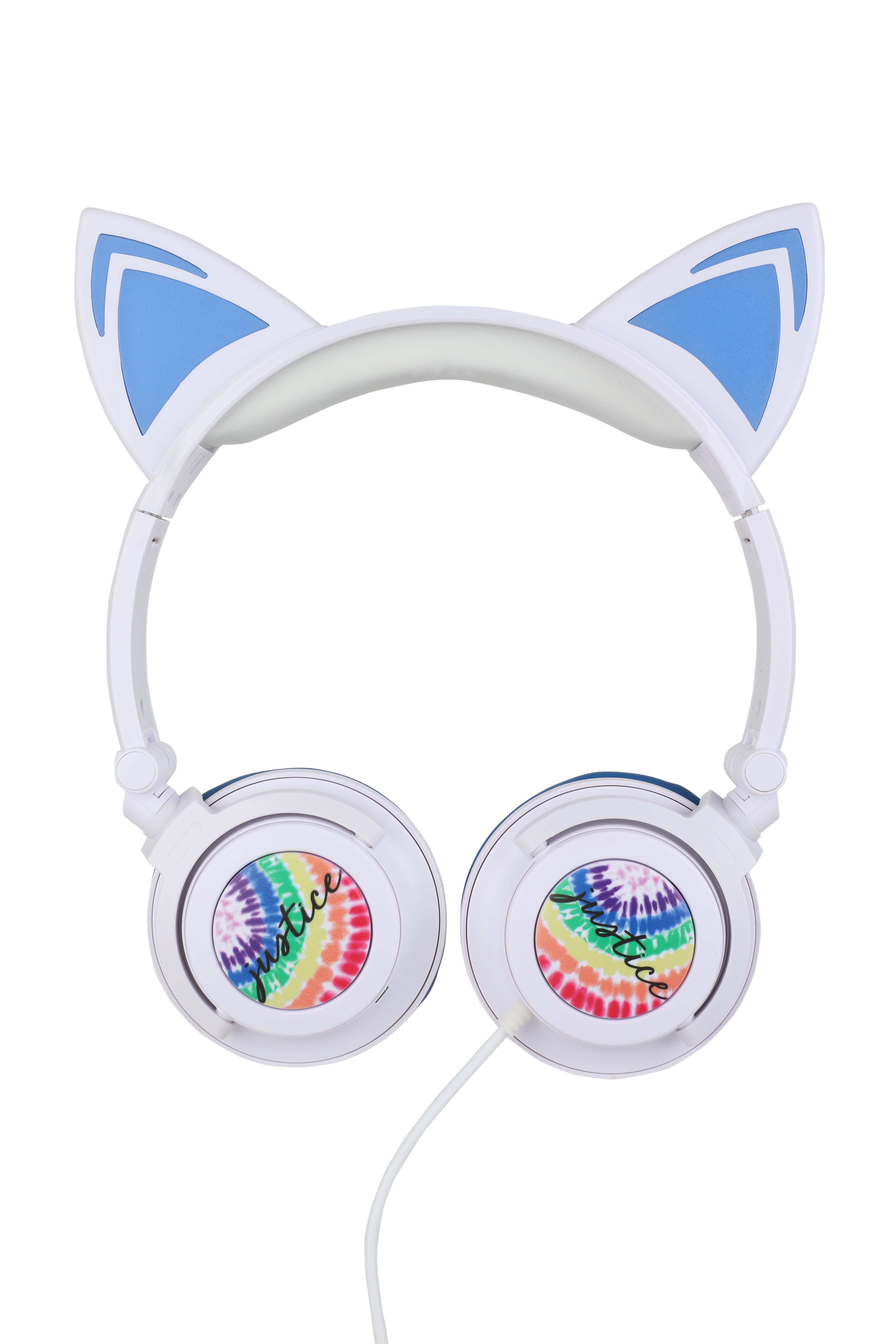 Justice Light up Cat Ears Gaming Headset with Removable Boom Mic - Walmart.com - Walmart.com
