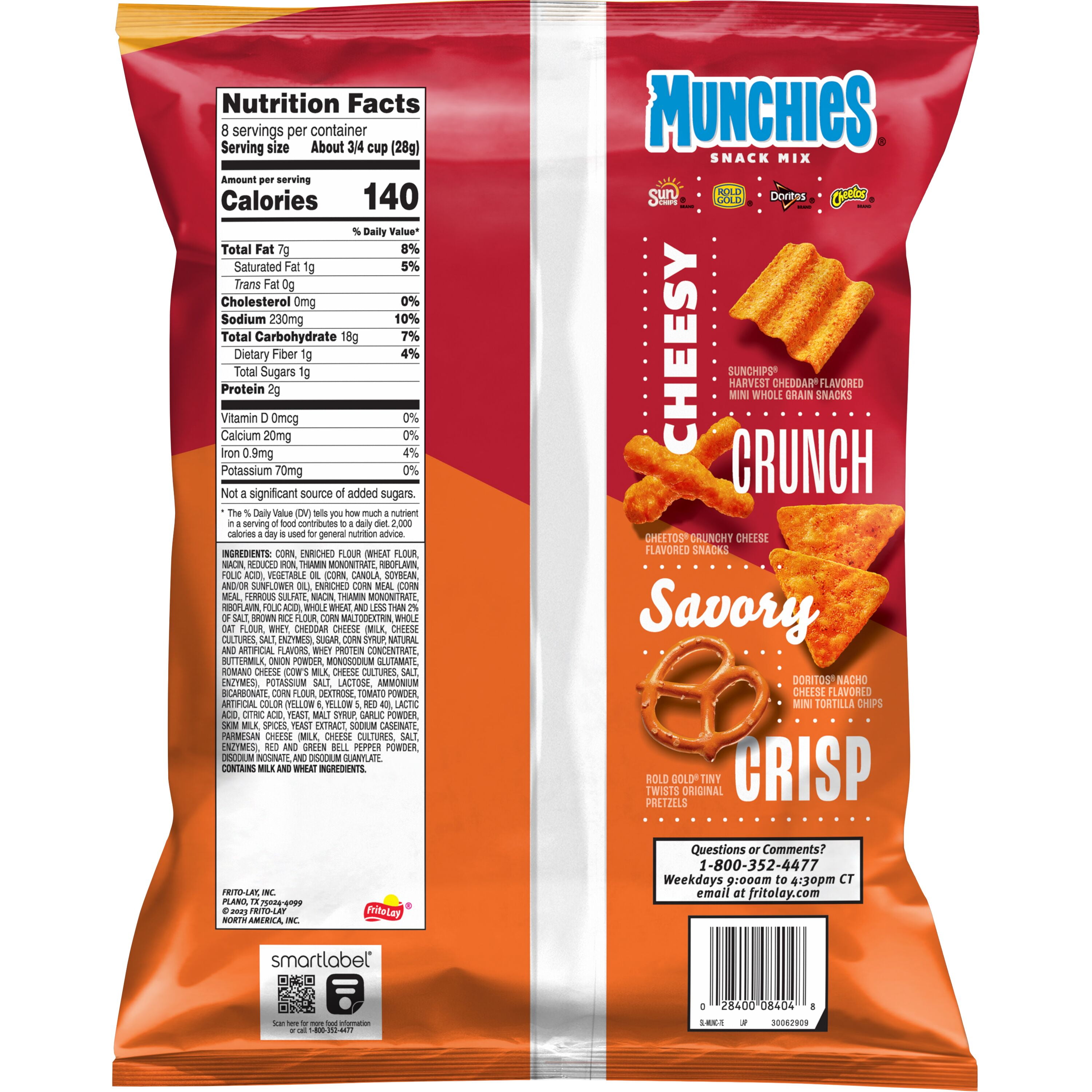 Munchies Cheese Fix Snack Mix, 8 Ounce Bag