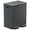 Matte Gray, variant on 16 Gallon Stainless Steel Dual Compartment Combo Step Pedal Trash Can and Recycle Bin Silver