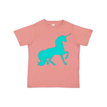

Inktastic Aqua Unicorn Gift Toddler Boy or Toddler Girl T-Shirt