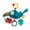 Blue, variant on 2. Multicolor Nursery Toy Featuring Gentle Sounds, Detachable Rings for Cognitive Play & Secure StrollerAttachment