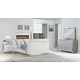 thumbnail image 2 of Lavish Modern Style 4 Pc King Bedroom Set Made with Wood in Beige, 2 of 20