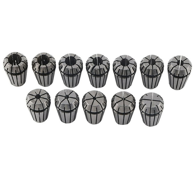 ER16 CNC Chuck, 12pcs Chuck, Producción Elaborada de Resistencia a la Explosión para la Fresadora de Máquinas de Grabado