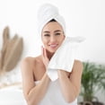 thumbnail image 3 of REGALWOVEN Striped Cotton Washcloths, Comfort 6 Pack Face Towels, Absorbent Towels for Hotel, Spa White 13' x 13', 3 of 7