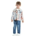 thumbnail image 3 of LWNYDPLSD Boys Fleece Lined Jacket Infant Coat 6-9 Months Snow Jackets for Kids Oversized Hoodie for Girls Baby Boy Shirts 6-9 Winter Shirts, Beige 12-18 Months, 3 of 8