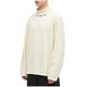 thumbnail image 2 of Ceisia Men's Oversize Semi-Turtleneck Metal-Trimmed Long-Sleeve Top Multi-Solid for Winter Gift, 2 of 5