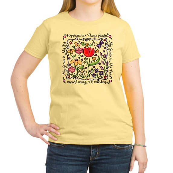 CafePress - Garden Flat T Shirt - Women's Classic T-Shirt