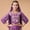 Purple, variant on Girls Belly Dance Performance Top Sequined Long Sleeve Chiffon Blouse For Carnival Stage Show Short Sleeve Shirt for Girls Tees Kids Tshirts Clothes Summer Tops T-Shirt