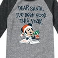 thumbnail image 3 of Disney - Ive Been Good - Toddler & Youth Raglan Graphic T-Shirt, 3 of 5