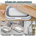 thumbnail image 4 of Cesto Plegable de Plástico para Ropa Sucia con Asa - Canasto Contenedor de Almacenamiento Multiusos, Canastas Organizadoras, Almacenamiento de Cocina, Cesta Ayuda a Ahorrar Espacio, Grande, 4 of 8