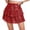 *1-Red, variant on VBVC Women's Sequin Ruffle Mini Skirt,Ladies High Waist Sparkly Tiered Glitter Skirt,Night Out Club Party Concert Skirt For Women,Silver,S-L