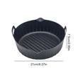 thumbnail image 2 of Olla de silicona para freidora de aire fácil limpieza olla de silicona para freidora bandeja para hornear caja fuerte para alimentos, 2 of 8
