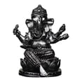 thumbnail image 2 of Lord Ganesha Estatua Ornamentada de Resina Figura Meditativa Esculpida a Mano Escultura Budista Portátil Artículo de Colección Vintage Adecuada para R Negro 85 x 7 x 105 cm, 2 of 8