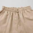 thumbnail image 7 of JJHGVB Cargo Pants Women High Waisted Pants Spring And Summer Solid Printed Casual Wide Leg Cotton And Linen Explosion Loose Pants Female Wide Leg Pants Woman Baggy Pants Khaki XS, 7 of 7
