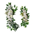 thumbnail image 2 of 2x Hanging Artificial Flower Arch Decor Arrangement Wedding Decors Decorative for Wedding Background White, 2 of 9