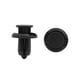 thumbnail image 1 of 50Pcs 10mmx19mmx14mm Grapas de Plástico Negro Fijación Paragolpes Guardabarros Remaches Cabeza Redonda, 1 of 1