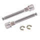 thumbnail image 4 of 2 pernos de freno de disco para bicicleta, tornillos de freno de bicicleta, rosca M4 de 3 mm, accesorios duraderos, pasador plata, 4 of 9