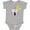 AC-Heather Grey, variant on Inktastic 1st Birthday Party Girls Owl Girls Baby Bodysuit