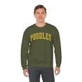 thumbnail image 6 of Poodle Sweatshirt Gifts Crew Neck Shirt Long Sleeve Unisex, 6 of 7