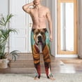 thumbnail image 2 of Sikiie Meditating French Bulldog Mens Pajama Pants Sleep & Lounge Pants, PJ Bottoms With elastic waistb and Pockets XX-Large, 2 of 6