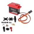 thumbnail image 3 of QX‑6120MG Servo de alta presión de 8,4 V, 20 kg de alto par, servo digital con engranaje metálico para automóvil robot, 3 of 10