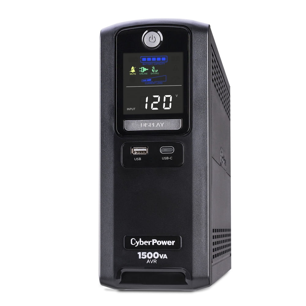Restored CyberPower LX1500GU3-R 1500VA / 900W 10 Outlets Battery Backup UPS (Refurbished)