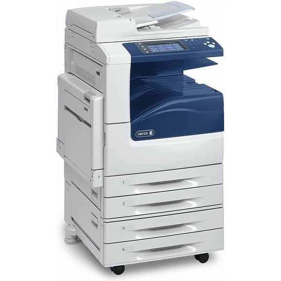Xerox WorkCentre 7830 Tabloid/Ledger-Size Color Laser Multifunction Copier – 30ppm, Network, 1200 × 2400 dpi, 2 Trays, High Capacity Tandem Tray