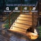 thumbnail image 5 of Luces Solares para Exteriores Escaleras LED Superbrillantes Terraza Jardín, 5 of 9