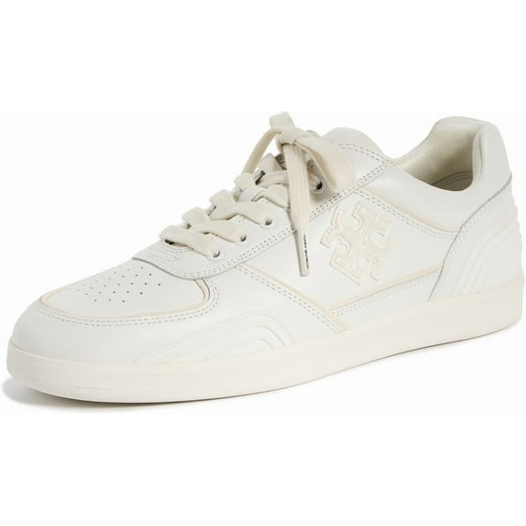 Tory Burch Women's Clover Court Sneakers, Titanium White Lace Up
