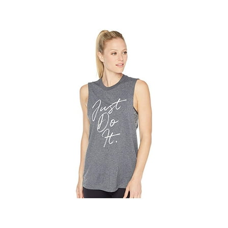 Nike Womens Dry Just Do It Training Tank Top,Black,XS