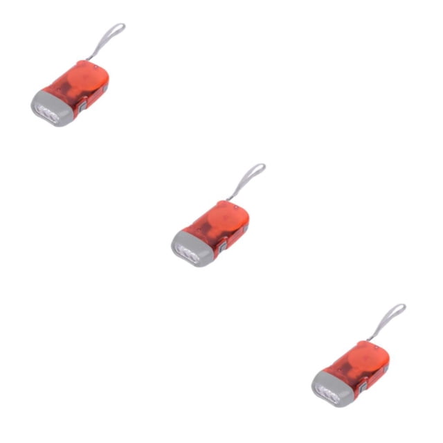 Advancent Presione la linterna Wind Up Torch Fina Larga duración Portátil Comodidad Accesorios para exteriores Funcionamiento con batería Rojo Type1 NO1
